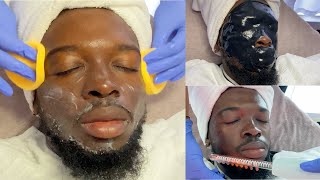 MENS FACIAL  BEARD TREATMENT  HIGH FREQUENCY [upl. by Einyaj512]