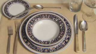 How To Set a Formal Table Setting [upl. by Ilhsa495]