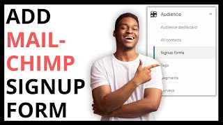 How to Add Mailchimp Signup Form in Wix QUICK GUIDE [upl. by Armalda766]