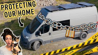 IMPOSSIBLE TO BREAK IN 🔐 12 Layers of Security for Vanlife  Van Build Breakdown [upl. by Newbold]