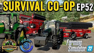 BIGGER amp BETTER 🚜🌱🌾  SURVIVAL CHALLENGE COOP  FS22  EPISODE 52 [upl. by Iinde]