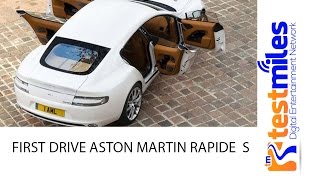 First Drive 2016 Aston Martin Rapide S 4K [upl. by Inhsor]