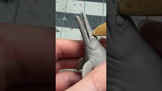 Making an ichthyosaurus art miniatures polymerclay clayart sculpture [upl. by Mclaurin504]