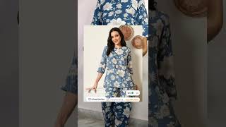 Myntra night suits nightwearclothes shoppingshortvideo minivlog [upl. by Brynna]