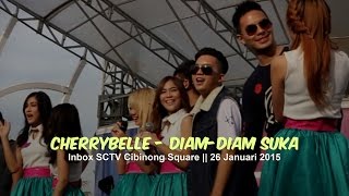 FanCam DiamDiam Suka  Cherrybelle at Inbox SCTV 26 Jan 2015 [upl. by Soinski947]