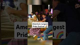 Preaching at Largest Pride Festival in America 🌈 [upl. by Ahsenyt]