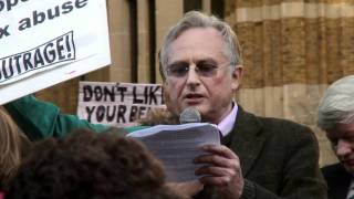 Richard Dawkins Speech at Protest the Pope March [upl. by Ymmor]