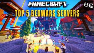 Top 5 Minecraft Bedwars Servers All In One Place [upl. by Donnell58]