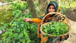 পুকুর পাড়ের তাজা তেলাকুচা শাকের এই রান্নাটি আপনার মুখের স্বাদ বদলে দেবে Telakucha Shak Shrimp Curry [upl. by Beal]