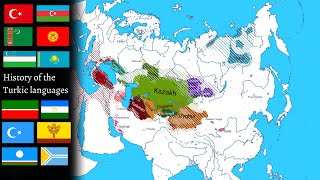 History of the Turkic languages Timeline [upl. by Merchant]