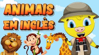 Animais em Inglês  Inglês Infantil  Aprender Inglês [upl. by Hardi302]