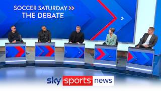 Arsenal Liverpool or Manchester City  The Soccer Saturday panel debate the title race [upl. by Asilej276]