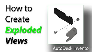 How to create Exploded Views  AutoDesk Inventor [upl. by Moran]