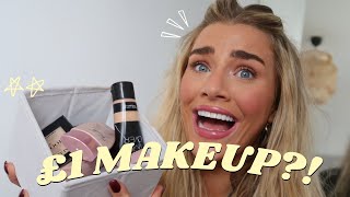 £1 MAKEUP REVIEW FULL FACE OF TESTING POUNDLAND MAKE UP HIT OR MISS MUST HAVE PRODUCTS [upl. by Fia]