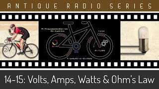 Antique Radios  Volts Amps Watts amp Ohm’s Law [upl. by Tavey]