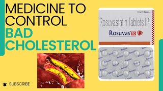 Rosuvastatin Tablet  Rosuvastatin Tablet IP  Rosuvas Tablet Uses amp Side Effects [upl. by Adiol]