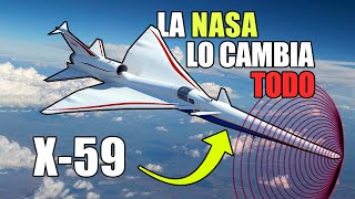 El Nuevo Avión Supersónico de La Nasa X59 [upl. by Apicella309]