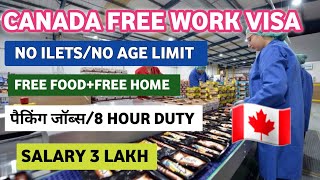 urgent Hiring canada 🇨🇦 food packaging job available free foodfree home salary 14 per hour [upl. by Neoma]