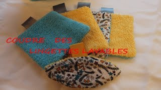 LINGETTES LAVABLES FACILE TUTO [upl. by Merp]