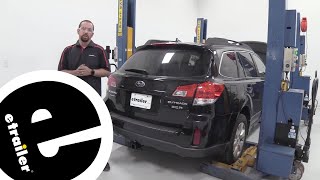 etrailer  How to Install the Curt Trailer Hitch Receiver on a 2012 Subaru Outback Wagon [upl. by Nahgen110]