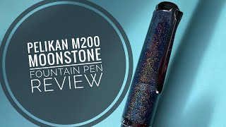 Pelikan M205 Moonstone fountain pen review 2020 Special Edition [upl. by Ditmore208]