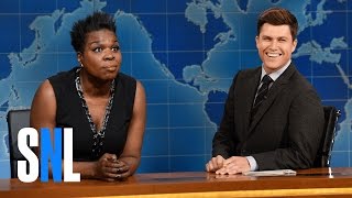 Weekend Update Leslie Jones on Being Hacked  SNL [upl. by Lleuqram]