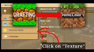 How to Change Texture In Crafting and Building [upl. by Nylidnam]