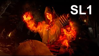 Soul Level 1 Pyromancer Vs Gwyn Lord of Cinder  To Link The Fire Ending  DARK SOULS REMASTERED [upl. by Asilram664]