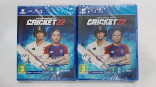 CRICKET 22 PS4 Unboxing amp Gameplay [upl. by Ahsilet]