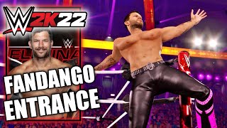 WWE 2K22 Fandango Entrance Cinematic [upl. by Lyn]