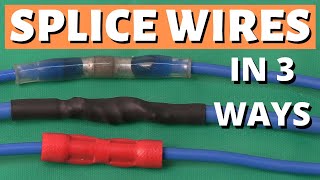 How to splice wires  how to solder how to crimp wire connectors [upl. by Yrakaz]