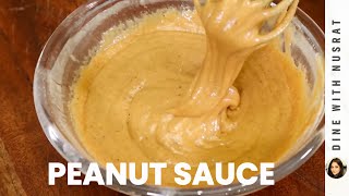 Quick and Simple Peanut Satay Sauce  The EASIEST Peanut Sauce [upl. by Eduam]