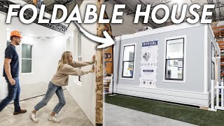 A Look Inside a 50000 FOLDABLE Tiny House [upl. by Ahseral729]