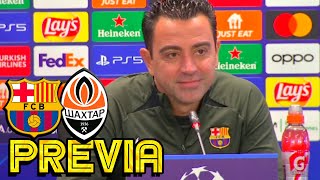 RUEDA PRENSA XAVI FC BARCELONA v SHAKHTAR DONETSK [upl. by Lledroc]