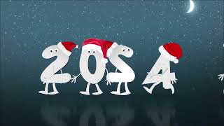 Wish You A HAPPY NEW YEAR 2024 Goodbye 2023 Welcome 2024 [upl. by Nauqyt787]