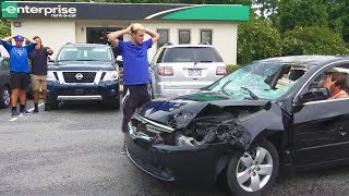 Returning Destroyed Rental Cars Prank [upl. by Inahteb]