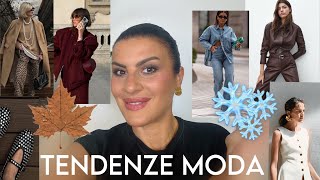 TENDENZE MODA AUTUNNO INVERNO 202425 [upl. by Atik459]