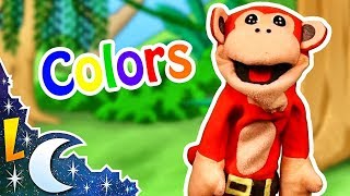 Aprende Inglés con El Mono Sílabo  Los Colores  Inglés para Niños  English For Kids [upl. by Ahsinot]