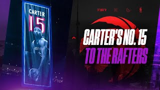 Toronto Raptors retire Vince Carters Number  FULL CEREMONY [upl. by Maurreen58]