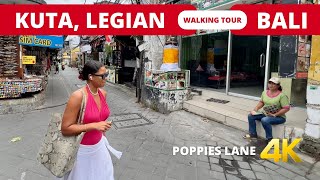 Breathtaking Bali Walking Tour of Kuta and Legian Today 🏖️ [upl. by Ardra]