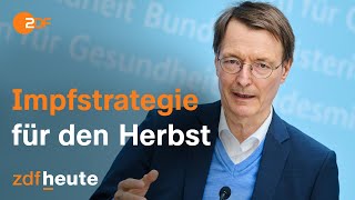 Gesundheitsminister Lauterbach zur CoronaImpfstrategie im kommenden Herbst  Pressekonferenz [upl. by Einnaf481]