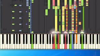 LeAnn Rimes  Cant fight the Moonlight mh Piano Tutorial Synthesia [upl. by Reedy]