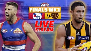 WESTERN BULLDOGS vs HAWTHORN HAWKS  2024 Elimination Final AFL Live Stream [upl. by Ponce962]