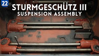 WORKSHOP WEDNESDAY Assembling and test fitting WWII StuG III G TORSION BAR suspension units [upl. by Aneliram700]