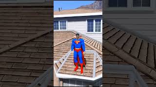 RATBOY PICKS SUPERMAN HOUSE IN AIR gta5 marvel shortsvideo [upl. by Ximena]