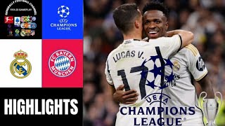 Real Madrid vs FC Bayern München UEFA Champions League Halbfinale Highlights [upl. by Annelak]