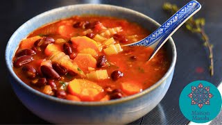 🍲 Soupe aux Haricots Rouges et Légumes dHiver 😊 ❄️✨ [upl. by Sitoiganap]