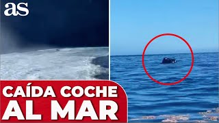 Se CAE un COCHE al MAR desde un FERRY en el TRAYECTO LA GOMERA  TENERIFE [upl. by Melodee]