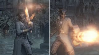 Bloodborne  All Trick Weapon Transformations and Firearm Animations [upl. by Odlareg]