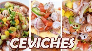 3 RECETAS de CEVICHE Para Lucirse  TOQUE Y SAZÓN [upl. by Laszlo472]